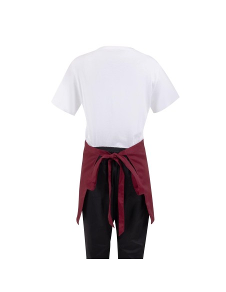 Tablier serveur court Whites bordeaux - 750x373 mm