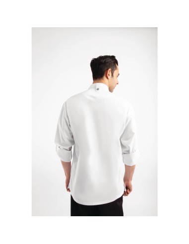 Veste de cuisine légère Hartford Chef Works Urban blanche L