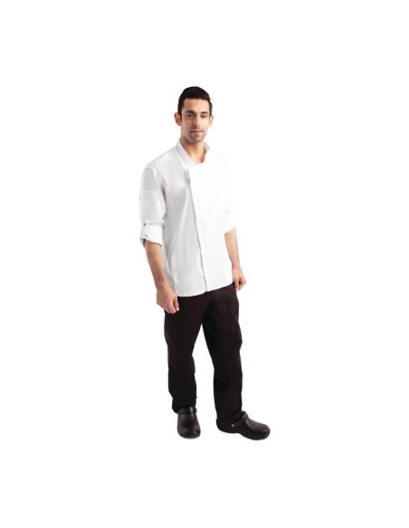 Veste de cuisine légère Hartford Chef Works Urban blanche L