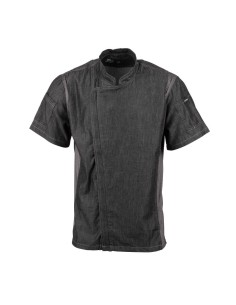Veste de cuisine denim courte Chef Works Urban Delancey S
