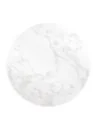 Plateau de table rond effet marbre Bolero blanc 600mm