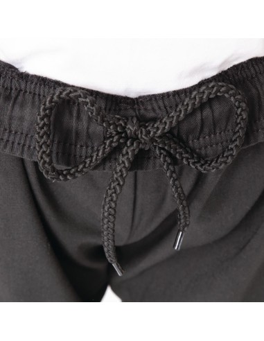 Pantalon de cuisine noir Nisbets Essentials XXL