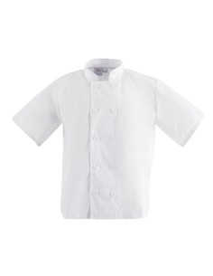 Lot de 2 vestes de cuisine blanches Nisbets Essentials XXL