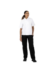 Lot de 2 vestes de cuisine blanches Nisbets Essentials L 2