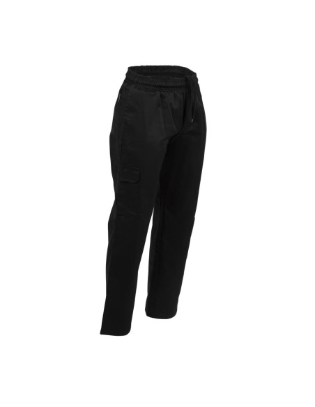 Pantalon cargo Whites noir M - coupe classique et pratique