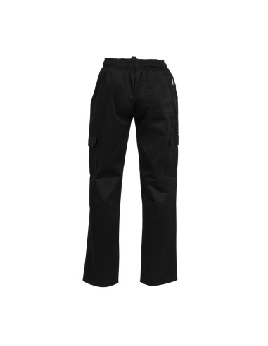 Pantalon cargo Whites noir M - coupe classique et pratique