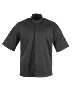 Veste col officier Southside noire L - Cuisine professionnelle