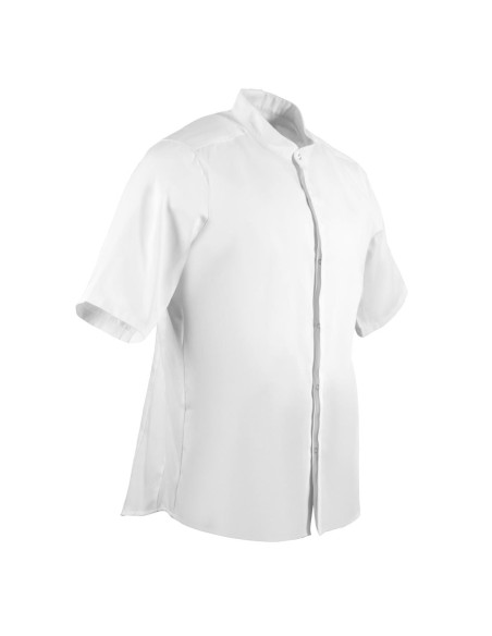 Veste col officier Southside blanche XL - Vestes de cuisine