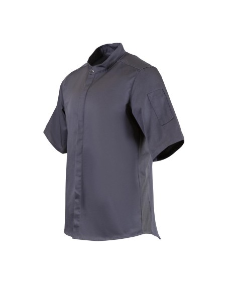 Veste col officier Southside gris anthracite M - Cuisine