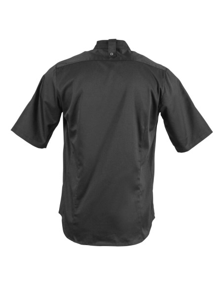 Veste col officier Southside noire XL - Vestes de cuisine