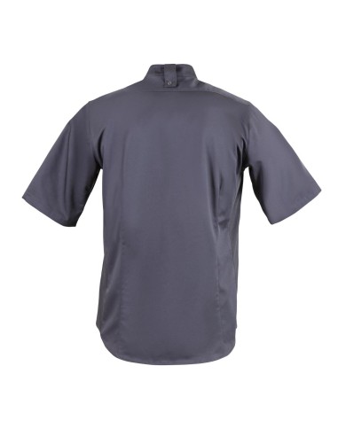 Veste col officier Southside gris anthracite M - Cuisine