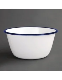 Saladier en acier émaillé Olympia 155mm lot de 6