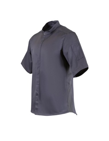 Veste col officier Southside gris anthracite S - Cuisine