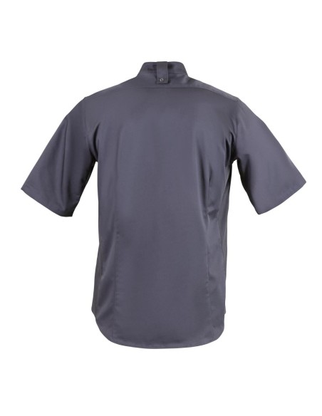 Veste col officier Southside gris anthracite S - Cuisine