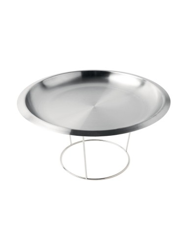 Support inox pour plateau fruits de mer Olympia - 175 mm