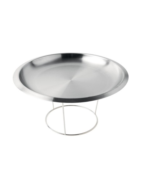 Support inox pour plateau fruits de mer Olympia - 175 mm