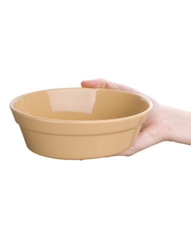 Plats à gratin ovales Olympia Stoneware 180x133 mm - Lot de 6