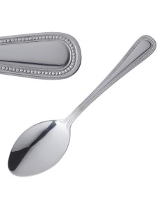 Cuillère à soupe Olympia Bead - lot de 12 en inox 18/0