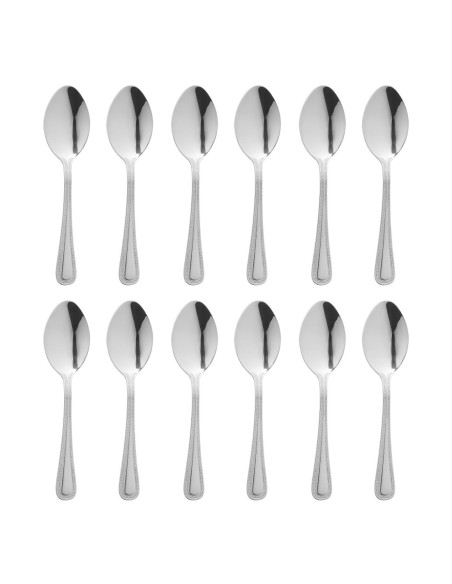 Cuillère à soupe Olympia Bead - lot de 12 en inox 18/0