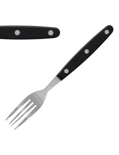 Fourchettes à steak Olympia noir - lot de 12