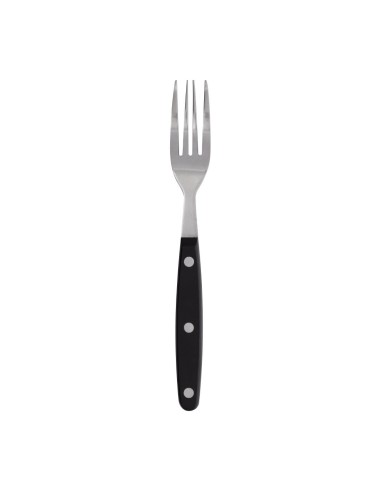 Fourchettes à steak Olympia noir - lot de 12