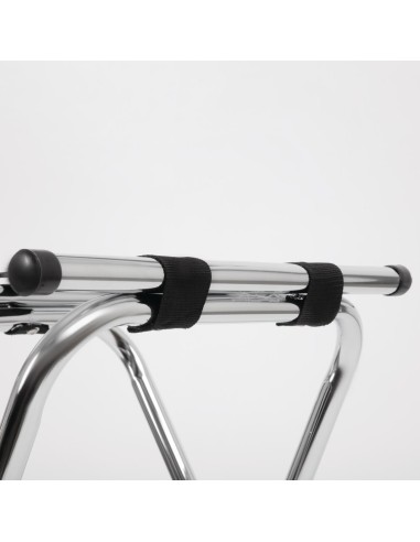 Support plateau chromé pliant Olympia - 725x395 mm