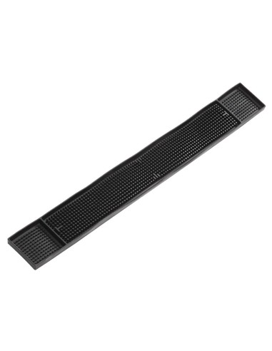 Tapis de bar Olympia noir antidérapant 678x81 mm