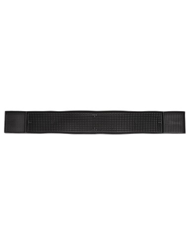 Tapis de bar Olympia noir antidérapant 678x81 mm