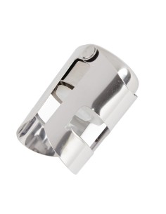 Bouchon à champagne Olympia en chrome argenté