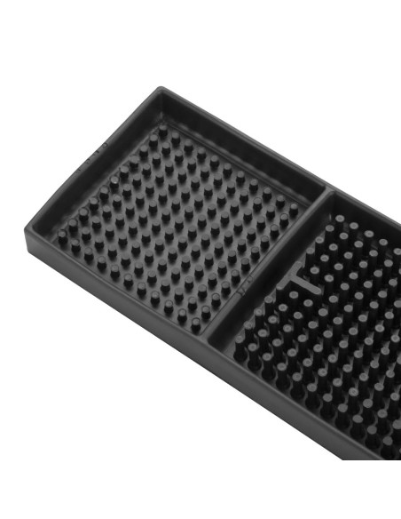 Tapis de bar Olympia noir antidérapant 678x81 mm