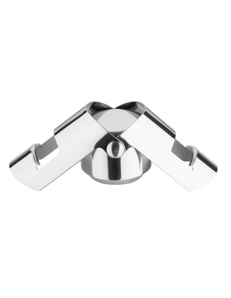 Bouchon à champagne Olympia en chrome argenté