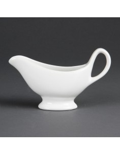 Saucières blanches Olympia Whiteware 180ml - Lot de 6