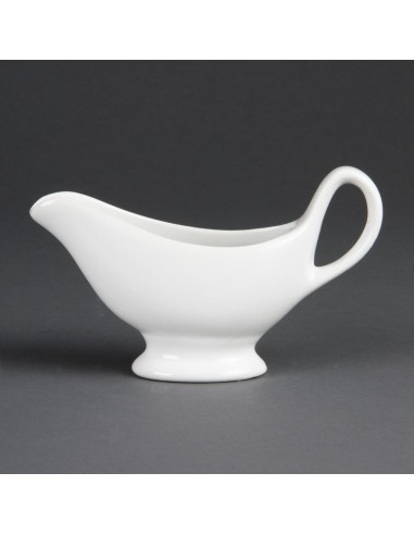 Saucières blanches Olympia Whiteware 180ml - Lot de 6