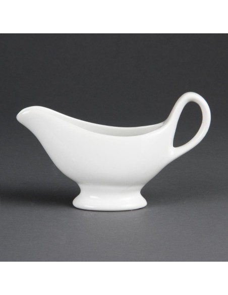 Saucières blanches Olympia Whiteware 180ml - Lot de 6
