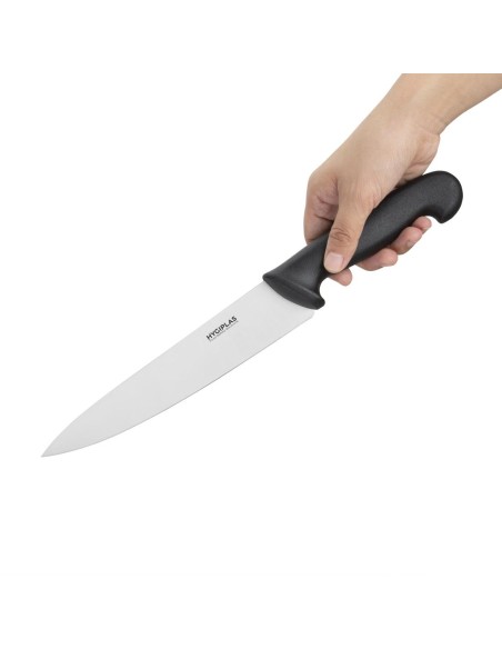 Couteau de cuisine Hygiplas noir 215mm - Qualité pro