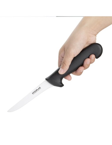 Couteau à désosser Hygiplas 125mm - inox noir