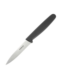 Couteau d'office Hygiplas noir 85mm - Coupe précise