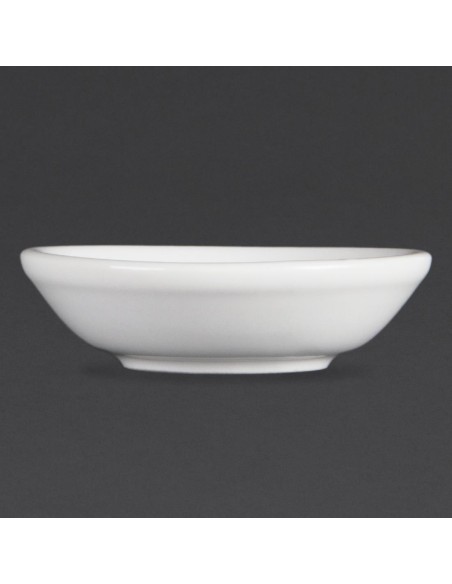 Coupelles à sauce Olympia Whiteware 70mm - lot de 12
