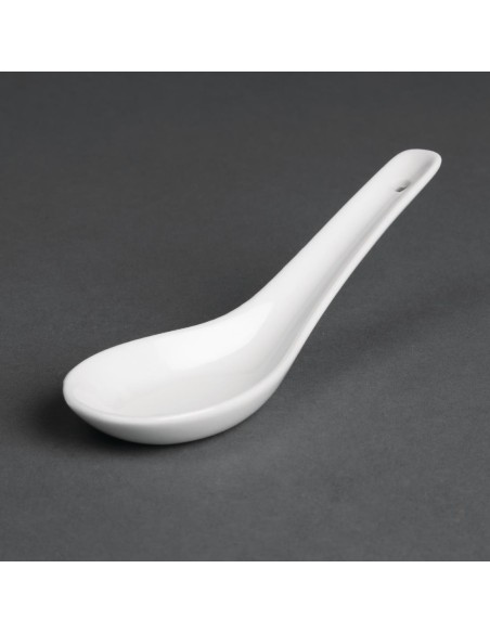 Cuillères à riz Olympia Whiteware 130mm - lot de 24