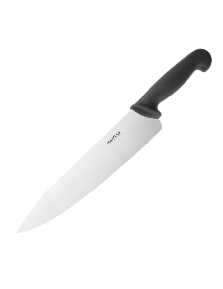 Couteau de cuisine Hygiplas noir 255mm - Chef professionnel