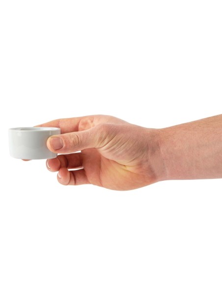 Pots à beurre Olympia Whiteware 62 mm - lot de 12