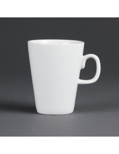 Tasses à latte Olympia Whiteware 310ml - lot de 12