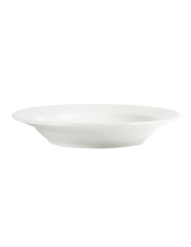 Assiettes creuses blanches Olympia 270 mm - lot de 6