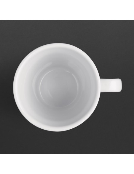 Tasses à latte Olympia Whiteware 310ml - lot de 12