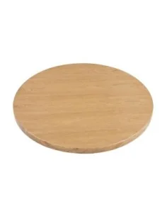 Plateau de table rond pré-percé coloris frêne naturel Bolero 600mm 2