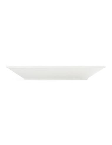 Assiettes carrées Olympia Whiteware 250mm - Lot de 6