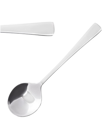 Cuillère à soupe Olympia Clifton - lot de 12 en inox 18/0
