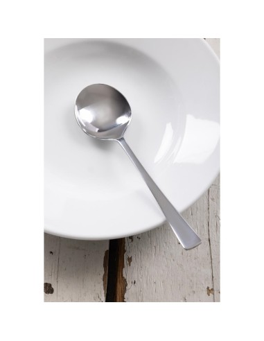 Cuillère à soupe Olympia Clifton - lot de 12 en inox 18/0