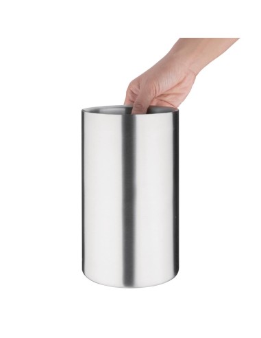 Rafraîchisseur double paroi inox brossé Olympia - 2 L