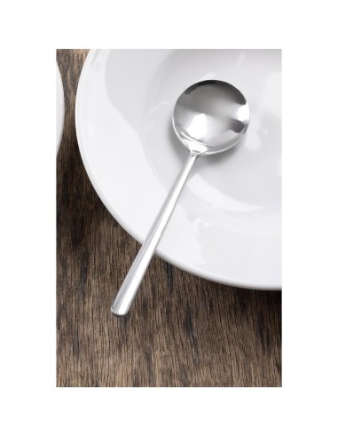 Cuillère à soupe ronde Olympia Henley - lot de 12